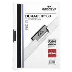 Ντοσιέ durable duraclip 2200/30 ασπρο - Durable