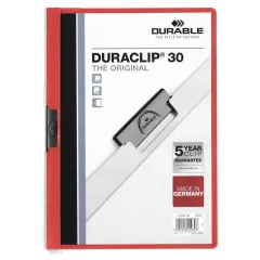 Ντοσιέ durable duraclip 2200/30 κόκκινο - Durable