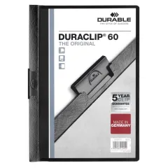 Ντοσιέ durable duraclip μαύρο 2200/60 - Durable