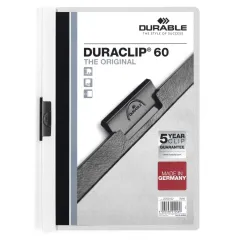 Ντοσιέ durable duraclip 2200/60 ασπρο - Durable