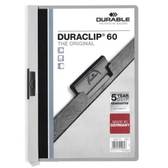 Ντοσιέ durable duraclip 2200/60 γκρι - Durable