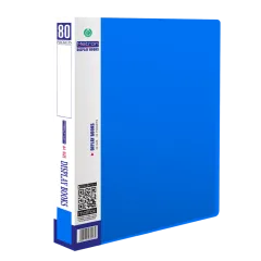 Ντοσιέ με ζελατίνες metron 80 φύλλα μπλε - Metron