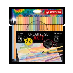 σετ μαρκαδόρων stabilo arty 8868 - 24 τεμαχίων - Stabilo