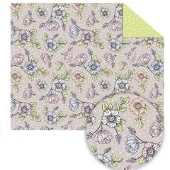 χαρτόνι 50x70cm 300gr flowers - Ursus