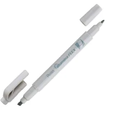 Μαρκαδόρος υπογράμμισης pentel illumina 2πλής όψεως pastel grey - Pentel