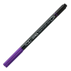 Μαρκαδόρος lyra aqua brush duo 6520037 blue violet - Lyra