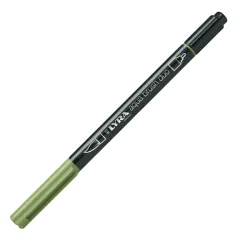 Μαρκαδόρος lyra aqua brush duo 6520068 chrome green - Lyra