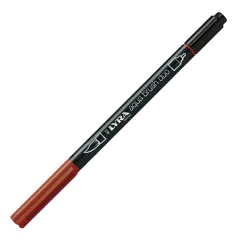 Μαρκαδόρος lyra aqua brush duo 6520092 indian red - Lyra