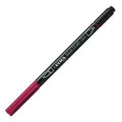 Μαρκαδόρος lyra aqua brush duo 6520093 burnt carmine - Lyra