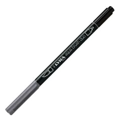 Μαρκαδόρος lyra aqua brush duo 6520096 cold grey silver - Lyra