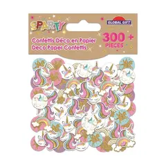 Confetti unicorn 300 τεμάχια - Global gift