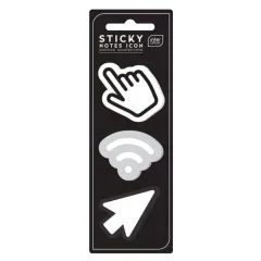 σελιδοδείκτες interdruk icon net 3x25 τεμάχια - Interdruk