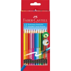 Ξυλομπογιές faber castell erasable 12 τεμάχια - Faber castell