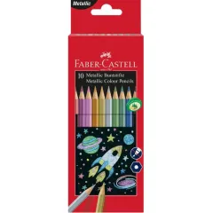 Ξυλομπογιές metallic faber castell 10τμχ - Faber castell
