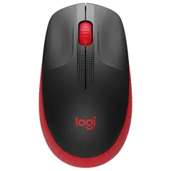Mouse logitech m190 full-size wireless red - Logitech