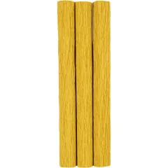 χαρτί γκοφρέ λουλουδιών 180% 25x60cm 105gr. κίτρινο curry - Deco