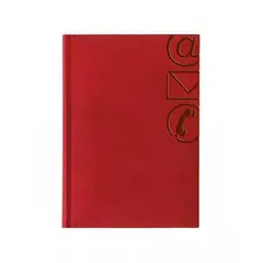 Ευρετήριο τηλεφώνων 17x24cm arizona κόκκινο 256 σελίδες - Θεοφυλακτος