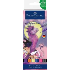 Μαρκαδόροι faber castell goldfaber dual markers aqua fantasy σετ 6 τεμ. - Faber castell