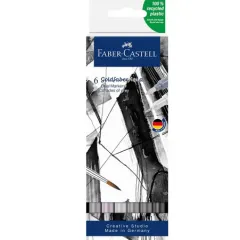 Μαρκαδόροι faber castell goldfaber dual markers aqua shades of grey σετ 6 τεμ. - Faber castell