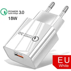φορτιστής lamtech quick charger usb3.0 18w white - Lamtech