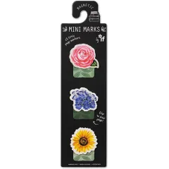 σελιδοδείκτες μαγνητικοί if σετ 3 τεμάχια flowers - If