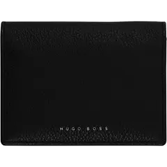 πορτοφόλι - καρτοθήκη δερμάτινο hugo boss storyline black hlc009a - Hugo boss