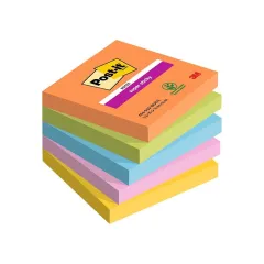 Αυτοκόλλητα χαρτάκια post-it 3m 6543μ 5ss boost s.s 76x76cm 5τεμ x 90 φύλλα - 3m