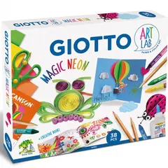 σετ δημιουργίας giotto art lab magic neon - Giotto