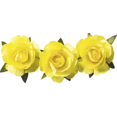 Λουλούδια knorr prandell 2.5cm 12 τεμάχια κίτρινα - Knorr prandel