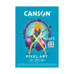 Μπλοκ canson xsmart pixel art α4 120gr. 40 φύλλα - Canson