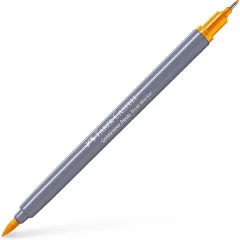 Μαρκαδόρος faber castell goldfaber aqua dual marker dark chrome yellow 109 (164609) - Faber castell