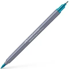 Μαρκαδόρος faber castell goldfaber aqua dual marker light cobalt turquoise 154 (164654) - Faber castell