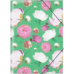 Ντοσιέ με λάστιχο α4 erichkrause peonies - Erichkrause