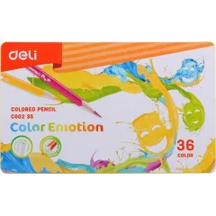 Ξυλομπογιές deli emotion 36 τεμάχια - Deli