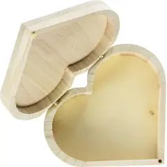 Κουτί artemio ξύλινο καρδιά 17x16x6cm - Artemio