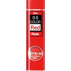 Μύτες pentel 0.5mm κόκκινο 20 τεμάχια - Pentel