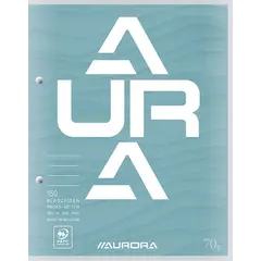 Μπλοκ aurora 17x21cm ριγέ 75 φύλλα - Aurora