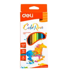 Ξυλομπογιές deli colorun 12 τεμάχια - Deli