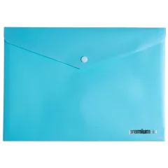 Ντοσιέ με κουμπί pp a&g α4 pastel blue - A&g