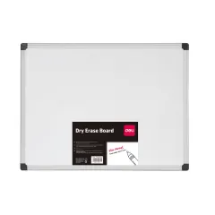 πίνακας μαρκαδόρου μαγνητικός deli 60x90cm με μεταλλική κορνίζα - Deli