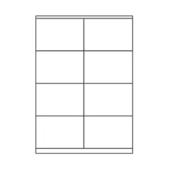 Ετικέτες sorex α4 105x70mm 8/φ. πακέτο 100 φύλλα - Sorex