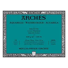 Μπλοκ arches 23x31cm 640gr 10 φύλλα - Arches