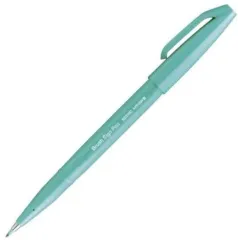 Μαρκαδόρος pentel πινέλο brush sign pen emerald green - Pentel