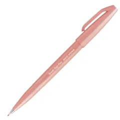 Μαρκαδόρος pentel πινέλο brush sign pen coral orange - Pentel
