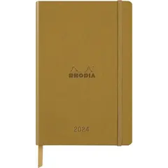 Ημερολόγιο rhodia  webplanner vertical 2024 χρυσό 14x21cm 14x21cm - Rhodia