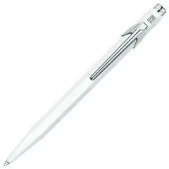 στυλό caran d'ache μεταλλικό blister medium λευκό ballpen - Caran d'ache