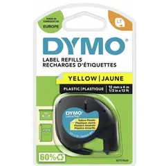 Κασέτα ετικετογράφου dymo 91202 ltag 12mmx4m polyester yellow - Dymo
