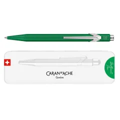 στυλό caran d'ache 849 colormat-x πράσινο σε μεταλλικό κουτί δώρου ballpen - Caran d'ache
