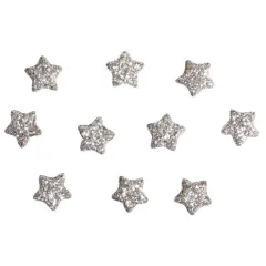 Αστέρια glitter rayher ασημί 1cm 160 τεμάχια - Rayher