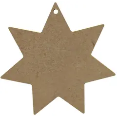 Αστέρι 7 μύτες mdf small 10χ10cm - Aladine